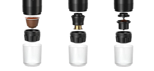 Machine Espresso Portable 3 - en - 1 Rechargeable | Espressence Nomad Pro - Espressence